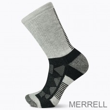 Achetez des chaussettes Merrell en ligne - Moab Speed Crew Men Gris