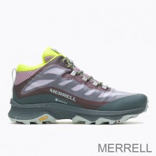 Merrell Paris - Chaussures de randonnée Moab Speed Mid GORE-TEX® pour Femme Multicolore