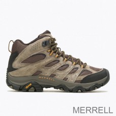 Merrell Promo - Chaussures de randonnée Moab 3 Mid Wide pour homme Gris
