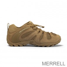 Merrell Paris Chaussures De Randonnée Boutique - Cham 8 Stretch Tactique Hommes Marron