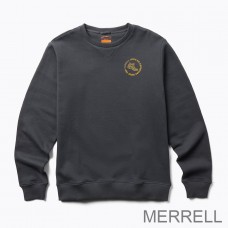 Boutique Sweatshirts Merrell - Life's An Adventure Crew Neck Fleece Homme Noir