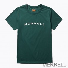 Boutique T Shirts Merrell - Wordmark Sleeve Femme Vert