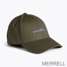 Merrell Outlet Chapeaux - MDOT Twill Élastique Homme Vert Olive