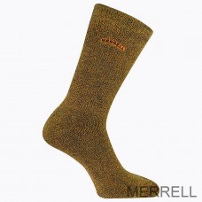 Chaussettes Merrell France - After-Sport Cushioned Crew Femme Orange