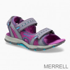 Chaussures Aquatiques Enfant Merrell Pas Cher - Panther 2.0 Gris
