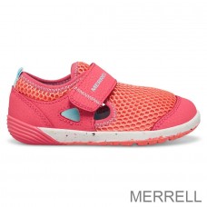 Chaussures aquatiques Merrell Paris - Bare Steps® H2O Kids Corail