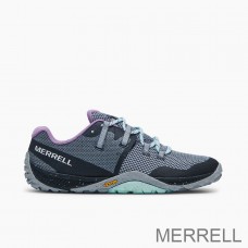 Merrell Paris Chaussures pieds nus - Trail Glove 6 Femme Gris Violet