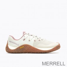 Chaussures Pieds Nus Merrell France Outlet - Trail Glove 7 Femme Blanc Marron