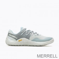 Chaussures Merrell Barefoot Promo - Trail Glove 7 Femme Blanc Gris