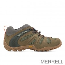 Merrell Promotion Chaussures De Randonnée - Chameleon 8 Stretch Homme Vert Olive