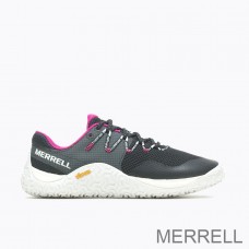 Merrell Promotion Chaussures De Randonnée - Trail Glove 7 Femme Noir Blanc