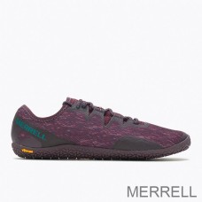 Chaussures de trail Merrell Paris - Vapor Glove 5 Femme Bordeaux