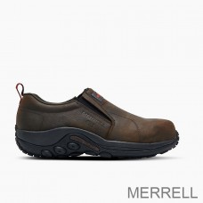 Merrell France Chaussures de Travail - Jungle Moc Cuir Comp Toe SD+ Large Largeur Homme Marron