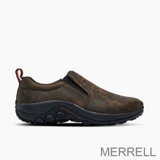 Merrell Outlet Chaussures de Travail - Jungle Moc Leather SR Large Largeur Homme Marron