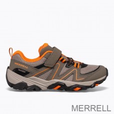 Magasin de chaussures de randonnée Merrell Paris - Trail Quest Enfant Gris Orange
