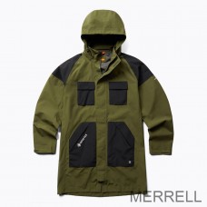 Merrell Paris Parka Store - GORE-TEX® Cargo Pocket Men Olive Green