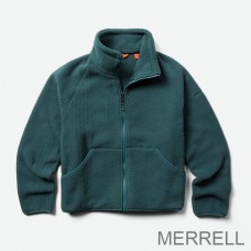 Merrell Sherpa Full Zip France Outlet - Sweat-shirts pour femmes Bleu