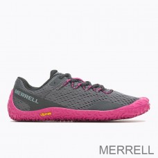 Merrell Vapor Glove 6 France - Chaussures de randonnée Femme Gris Fuchsia