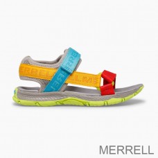 Sandales Merrell Nouvelle Collection - Kahuna Web Enfant Gris Multicolore