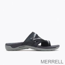 Merrell Nouvelle Collection Sandales - Terran 3 Cush Post Large Largeur Femme Noir