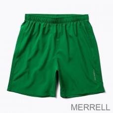 Merrell Outlet Shorts - Terrain Run Hommes Vert