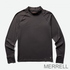 Sweatshirts Merrell Outlet France - Trail Course Midlayer Homme Gris