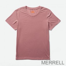 T-shirts Merrell Outlet - Tous les jours avec Tencel™ Femme Gris Rose
