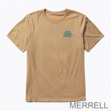 Merrell Promotion T-shirts - M-Mountain Hommes Kaki