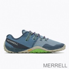 Vente Chaussures pieds nus Merrell - Trail Glove 6 Homme Bleu