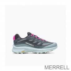Promo Merrell - Chaussures De Randonnée Moab Speed Femme Gris Rose