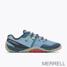 Vente Chaussures de randonnée Merrell Paris - Trail Glove 6 Femme Bleu