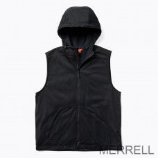 Merrell France Vest - Whisper Hooded Homme Noir