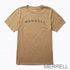 Soldes T-shirts Merrell Paris - rdmark Manches Homme Kaki