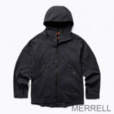 Merrell Promotion Vestes - Whisper Rain Shell Homme Noir
